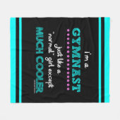 Golly Girls - Ik ben een Gymnast Fleece Deken (Voorkant (Horizontaal))