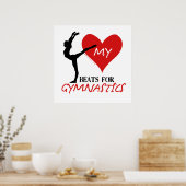 Golly Girls - Mijn hart slaat om gymnastiek Poster (Keuken)