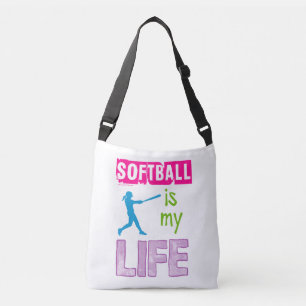 Golly Girls - Softball is mijn leven Crossbody Tas