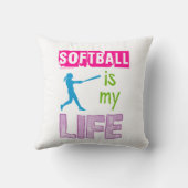 Golly Girls - Softball is mijn leven Kussen (Achterkant)