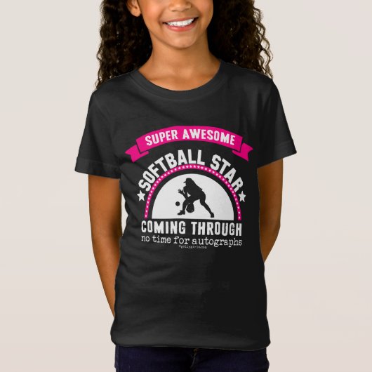 Golly Girls: SuperGeweldige Softball Star T-shirt (Voorkant)