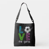 Golly Girls: Voetbal - houd van het spel Crossbody Tas (Achterkant)