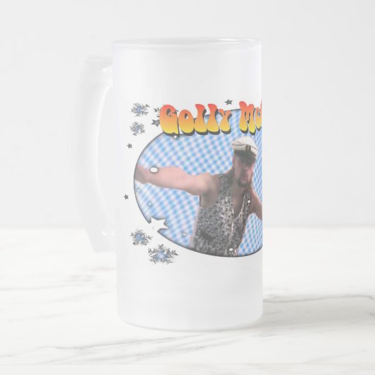 Golly McCry Matglas Bierpul (Voorkant links)