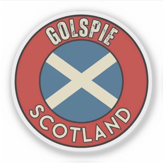 Golspie, Schotland Sticker (Voorkant)