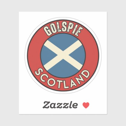 Golspie, Scotland Sticker (Vel)
