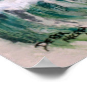 Golve Crash strand art-cadeaus Poster (Hoek)