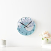 Golve Ocean Surf Art Print Asian Japans Ronde Klok (Huis)