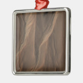 Golven aan de rand van de Hale-krater, Mars Metalen Ornament (Links)