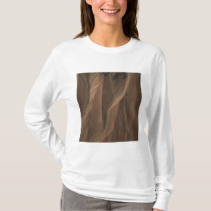 Golven aan de rand van de Hale-krater, Mars T-shirt