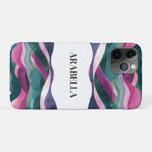  golven Abstract berglandschap Case-Mate iPhone Case (Achterkant (horizontaal))