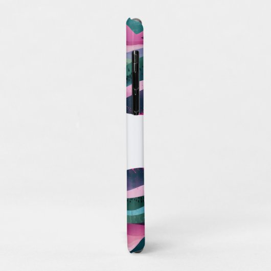  golven Abstract berglandschap Case-Mate iPhone Case (Achterkant/links)