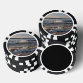 Golven bij het strand poker chips (Opstapeling)