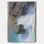 Golven bij Kilauea op Hawaï Deken (Voorkant Verticaal)