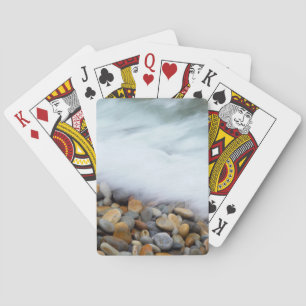Golven breken op kiezelstenen, Tsitsikamma Pokerkaarten
