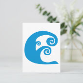 Golven Briefkaart (Staand voorkant)