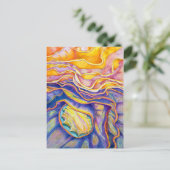 Golven Briefkaart (Staand voorkant)