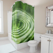 golven concentrische golven cirkels douchegordijn (In situ)