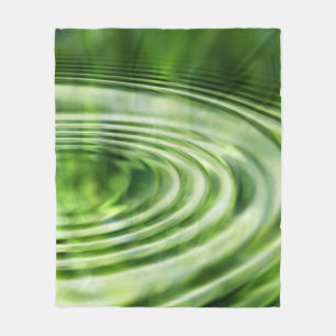golven concentrische golven cirkels fleece deken
