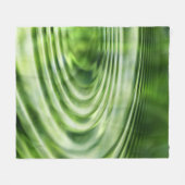 golven concentrische golven cirkels fleece deken (Voorkant (Horizontaal))