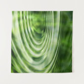 golven concentrische golven cirkels wandkleed (Voorkant (horizontaal))