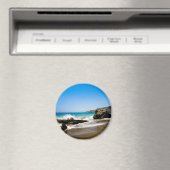 Golven crashen op het strand magneet (Insitu (Vaatwasser))