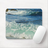 Golven die Big Sur Californië verscheuren Muismat (Met muis)