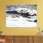 Golven die breken canvas afdruk (Insitu (Woonkamer))
