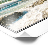 Golven die in Acadia kruipen (20x16) Foto Afdruk (Hoek)