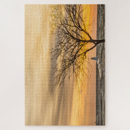 Golven die in Ludington's licht kruipen Legpuzzel