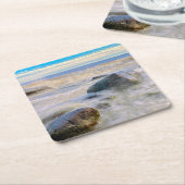 Golven die kruipen op stengels kartonnen onderzetters (Schuin)