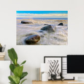 Golven die kruipen op stengels poster (Thuiskantoor)