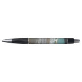 Golven die op het strand spoelen Turquoise blauwe Pen (Voorkant)