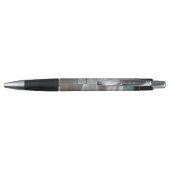Golven die op het strand spoelen Turquoise blauwe Pen (Achterkant)