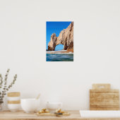 golven die op rotformaties springen poster (Keuken)