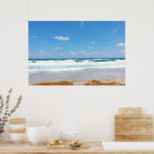 GOLVEN DIE ZEEWIER AANVOEREN POSTER (Keuken)