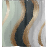 Golven Douchegordijn (Voorkant)