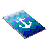 Golven en anker notitieboek (Rechterzijde)