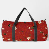 Golven en bloemblaadjes plunjezak (Achterkant)