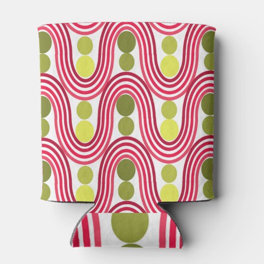 Golven en cirkels blikjeskoeler (Achterkant)