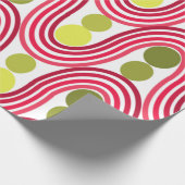 Golven en cirkels cadeaupapier (Hoek)