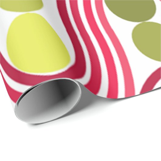 Golven en cirkels cadeaupapier (Rol Hoek)