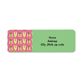 Golven en cirkels etiket