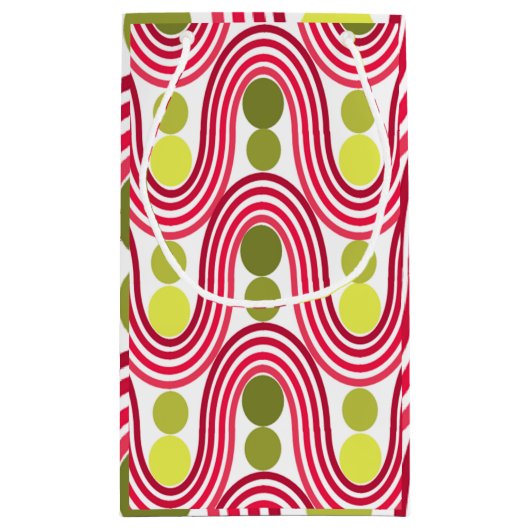 Golven en cirkels klein cadeauzakje (Achterkant)