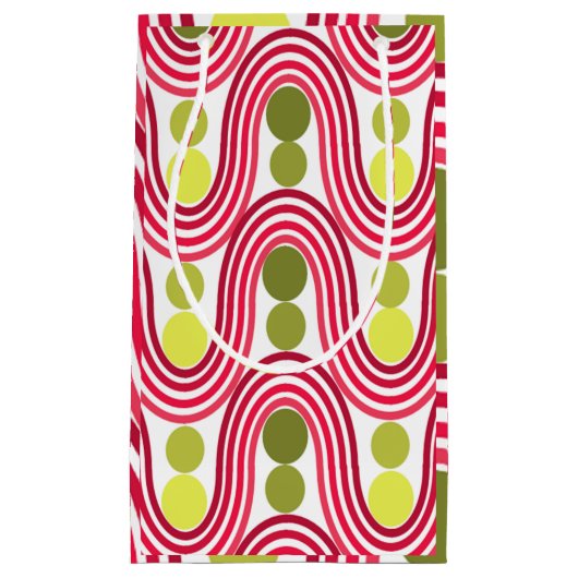 Golven en cirkels klein cadeauzakje (Voorkant)