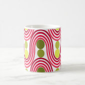 Golven en cirkels koffiemok (Center)