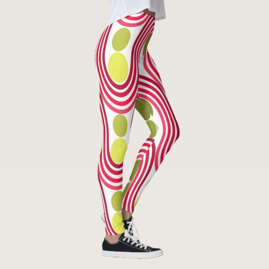 Golven en cirkels leggings (Rechts)