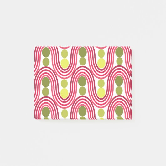 Golven en cirkels post-it® notes (Voorkant)