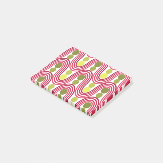 Golven en cirkels post-it® notes (Schuin)