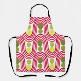 Golven en cirkels schort