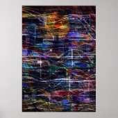 golven en deeltjes poster (Voorkant)